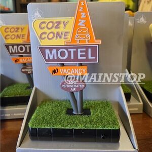 Disney Parks Cozy Cone Hotel Light Up Sign Cars Land DCA New Desktop
